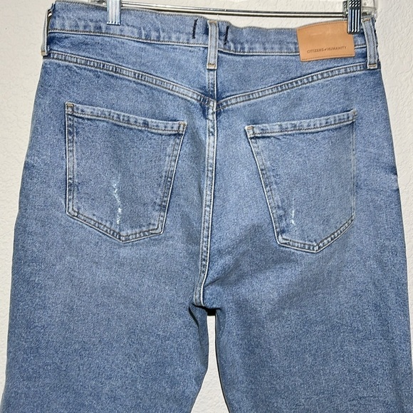 Citizen of Humanity Florence Wide Straight Jeans in Adorn - Picture 5 of 10